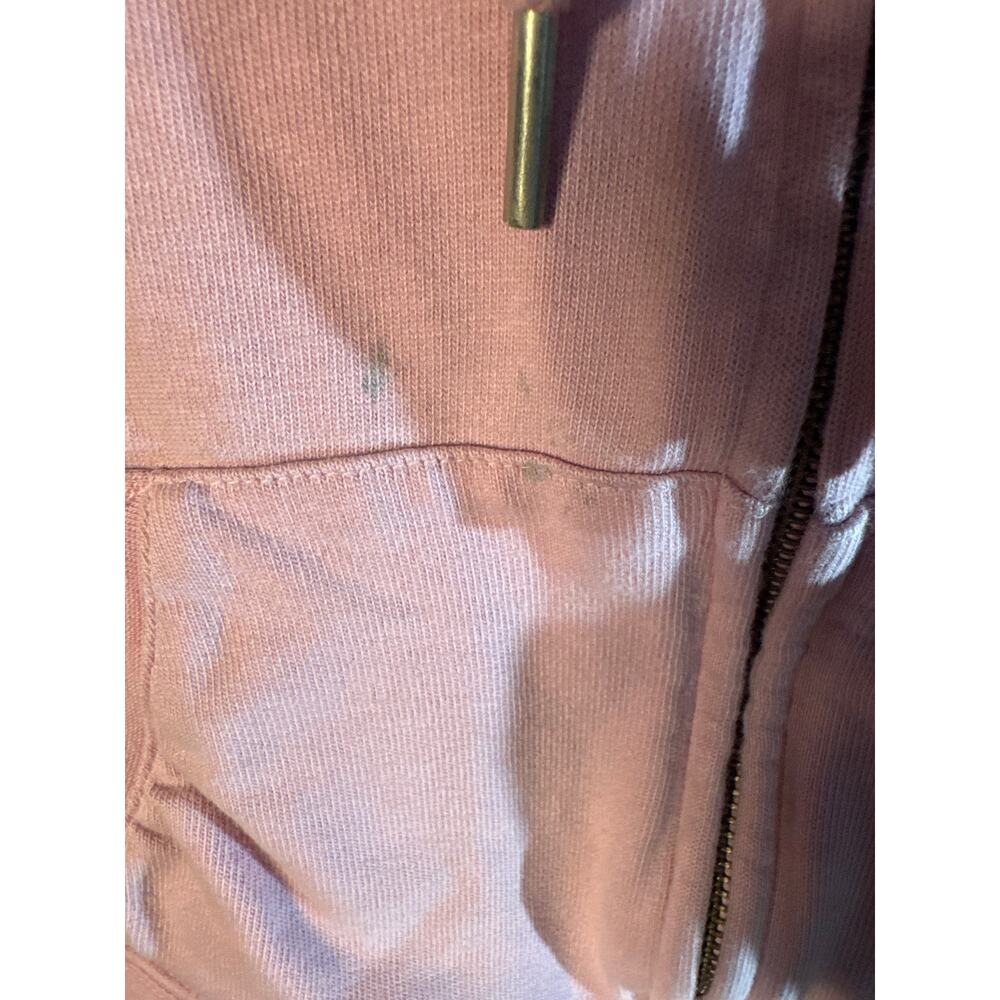 Vtg Y2K Pink Harley Davidson Zip Up Hoodie Size SM Rose Biker Barbie Grunge - Picture 7 of 9